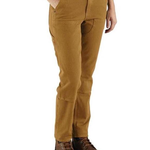 Carhartt Pants - Carhartt Women's Rugged Flex Double Front Work Pants - Carhartt Brown cargo